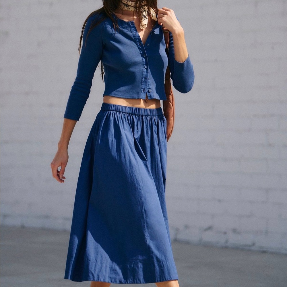 Free People perfect tones set in Navy Peony